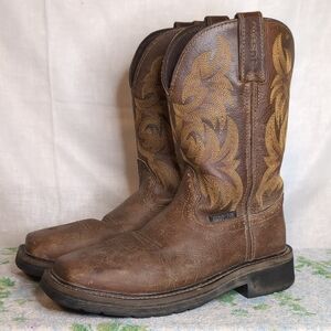 Justin Men's Stampede Handler Composite Toe Work Boots mens 6.5D